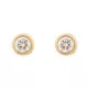 Orphelia® 'Alexandria' Women's Yellow gold 18C Stud Earrings - Gold OD-5330/1