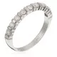 Orphelia®  Femmes Or blanc 18C Bague - Argent RD-3005/1