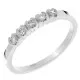 Orphelia® Women's Whitegold 18C Ring - Silver RD-33213/1