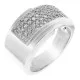 Orphelia® Women's Whitegold 18C Ring - Silver RD-33395