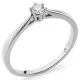 Orphelia® Women's Whitegold 18C Ring - Silver RD-3919/1