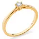 Orphelia®  Femmes Or Jaune 18C Bague - Or RD-3919