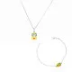 Orphelia® 'Minion' Child's Sterling Silver Set: Chain-Pendant + Bracelet - Silver SET-7135/2