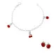 Orphelia® 'Apple' Kind Zilver 925 925 Set: Armband + Oorbel - Zilverkleurig SET-7149