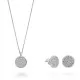 Orphelia® 'Bella' Dames Zilver 925 925 Set: Ketting + Oorbellen - Zilverkleurig SET-7565