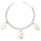 Orphelia® 'Lana' Dames Zilver 925 925 Armband (sieraad) - Zilver/Rosé ZA-7164