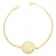 Orphelia® Women's Sterling Silver Bracelet - Gold ZA-7189/G