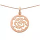 Orphelia® 'Fiore' Women's Sterling Silver Chain with Pendant - Rose ZH-7079/1