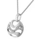 Orphelia® 'Elvina' Damen Sterling Silber Halskette mit Anhänger - Silber ZH-7085