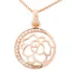 Orphelia® 'Blair' Women's Sterling Silver Chain with Pendant - Rose ZH-7089/1