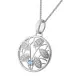 Orphelia® 'Oceane' Dames Zilver 925 925 Collier - Zilverkleurig ZH-7090