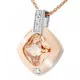 Orphelia® 'Athena' Dames Zilver 925 925 Collier - Zilver/Rosé ZH-7113