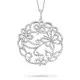 Orphelia® Women's Sterling Silver Chain with Pendant - Silver ZH-7214