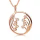 Orphelia® Dames Zilver 925 925 Collier - Zilver/Rosé ZH-7238