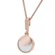 Orphelia® Women's Sterling Silver Chain with Pendant - Rose ZH-7285/RG