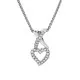 Orphelia® Women's Sterling Silver Chain with Pendant - Silver ZH-7361