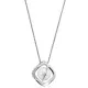 Orphelia® 'Aina' Damen Sterling Silber Halskette mit Anhänger - Silber ZH-7471