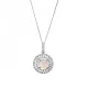 Orphelia® 'Rivera' Women's Sterling Silver Chain with Pendant - Silver ZH-7481/PC