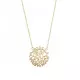 Orphelia® 'Flavie' Women's Sterling Silver Chain with Pendant - Gold ZH-7502/G