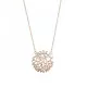 Orphelia® 'Flavie' Women's Sterling Silver Chain with Pendant - Rose ZH-7502/RG