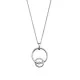 Orphelia® 'Antoine' Damen Sterling Silber Halskette mit Anhänger - Silber ZH-7503