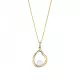 Orphelia® 'Baptiste' Women's Sterling Silver Chain with Pendant - Gold ZH-7507/G