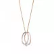 Orphelia® 'Heloise' Women's Sterling Silver Chain with Pendant - Rose ZH-7509