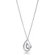 Orphelia® 'Dazzle' Femmes Argent Collier avec pendentif - Argent ZH-7518/B