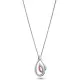 Orphelia® 'Dazzle' Women's Sterling Silver Chain with Pendant - Silver ZH-7518/R