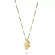 Orphelia® 'Milan' Women's Sterling Silver Chain with Pendant - Gold ZH-7519/G