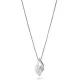 Orphelia® 'Milan' Women's Sterling Silver Chain with Pendant - Silver ZH-7519