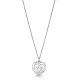 Orphelia® 'Euphoria' Women's Sterling Silver Chain with Pendant - Silver ZH-7522