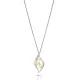 Orphelia® 'Charlotte' Femmes Argent Collier avec pendentif - argent/or ZH-7523