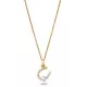 Orphelia® 'Aurora' Women's Sterling Silver Chain with Pendant - Silver/Gold ZH-7525/G