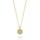 Orphelia® 'Bella' Women's Sterling Silver Chain with Pendant - Gold ZH-7565/G