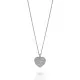 Orphelia® 'Elite' Women's Sterling Silver Chain with Pendant - Silver ZH-7566