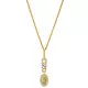 Orphelia® 'Lily' Women's Sterling Silver Pendant with Chain - Gold ZH-7582/G