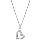 Orphelia® 'Cecilia' Women's Sterling Silver Pendant with Chain - Silver ZH-7584