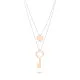 Orphelia® 'Izabella' Femmes Argent Collier - Argent/Rose ZK-7185