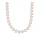 Orphelia® Women's Sterling Silver Necklace - Silver/Rose ZK-7212