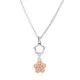 Orphelia® 'Nixie' Dames Zilver 925 925 Collier - Zilver/Rosé ZK-7377