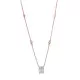 Orphelia® 'Elodie' Femmes Argent Collier - Rosé ZK-7419