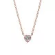 Orphelia® 'Nora' Dames Zilver 925 925 Collier - Rosékleurig ZK-7435