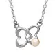 Orphelia® 'Lili' Women's Sterling Silver Chain with Pendant - Silver ZK-7513