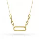 Orphelia® 'Essence' Women's Sterling Silver Necklace - Gold ZK-7560/G