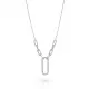 Orphelia® 'Essence' Women's Sterling Silver Necklace - Silver ZK-7560