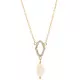 Orphelia® 'Normandy' Dames Zilver 925 925 Hanger met Ketting - Goudkleurig ZK-7574/G