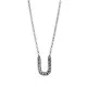 Orphelia®  Mixte Argent Collier avec pendentif - Argent ZK-ALPHA/U