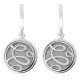 Orphelia® 'Serena' Women's Sterling Silver Drop Earrings - Silver ZO-7096