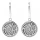 Orphelia® 'Anabel' Women's Sterling Silver Drop Earrings - Silver ZO-7097